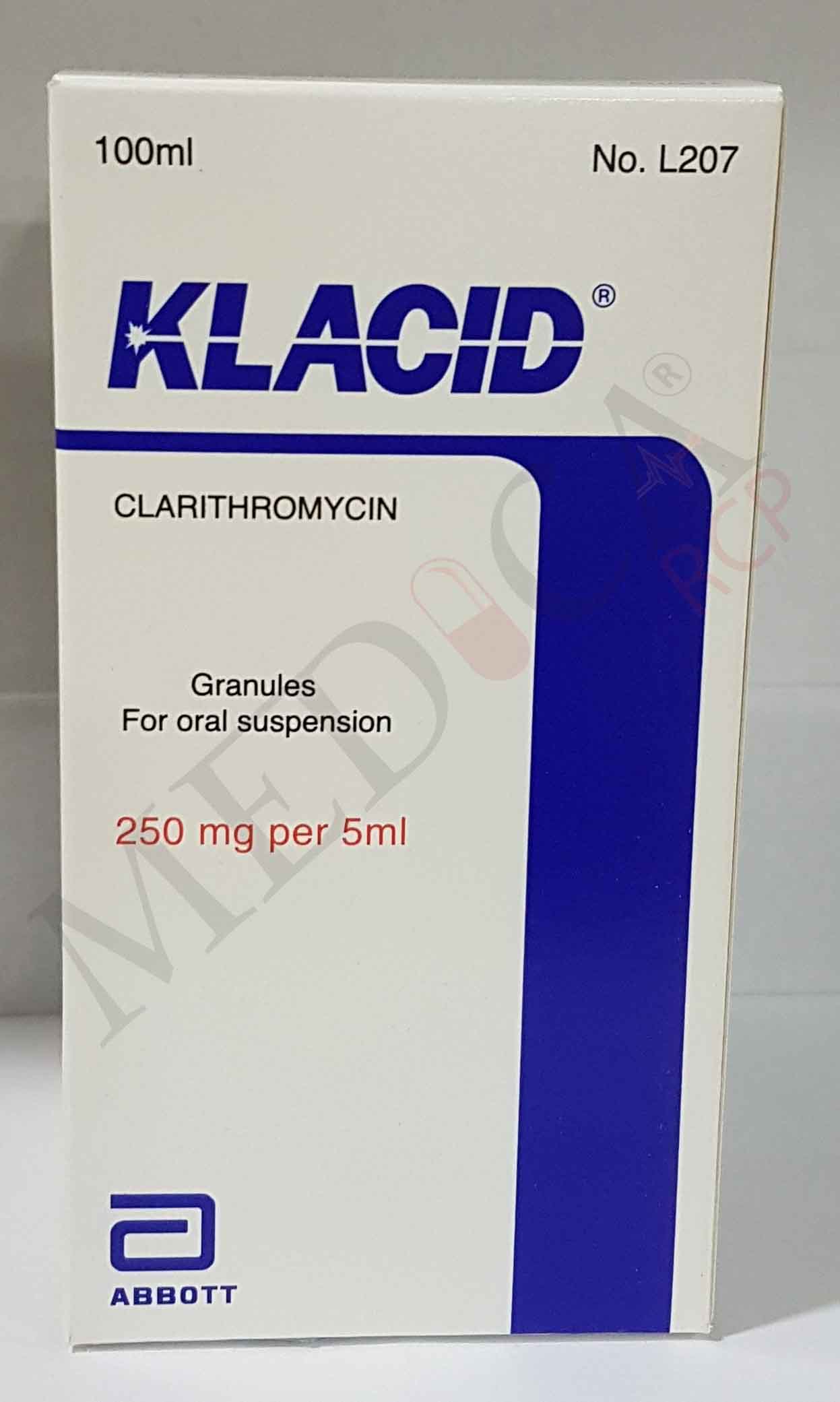 Klacid Suspension 250mg/5ml*